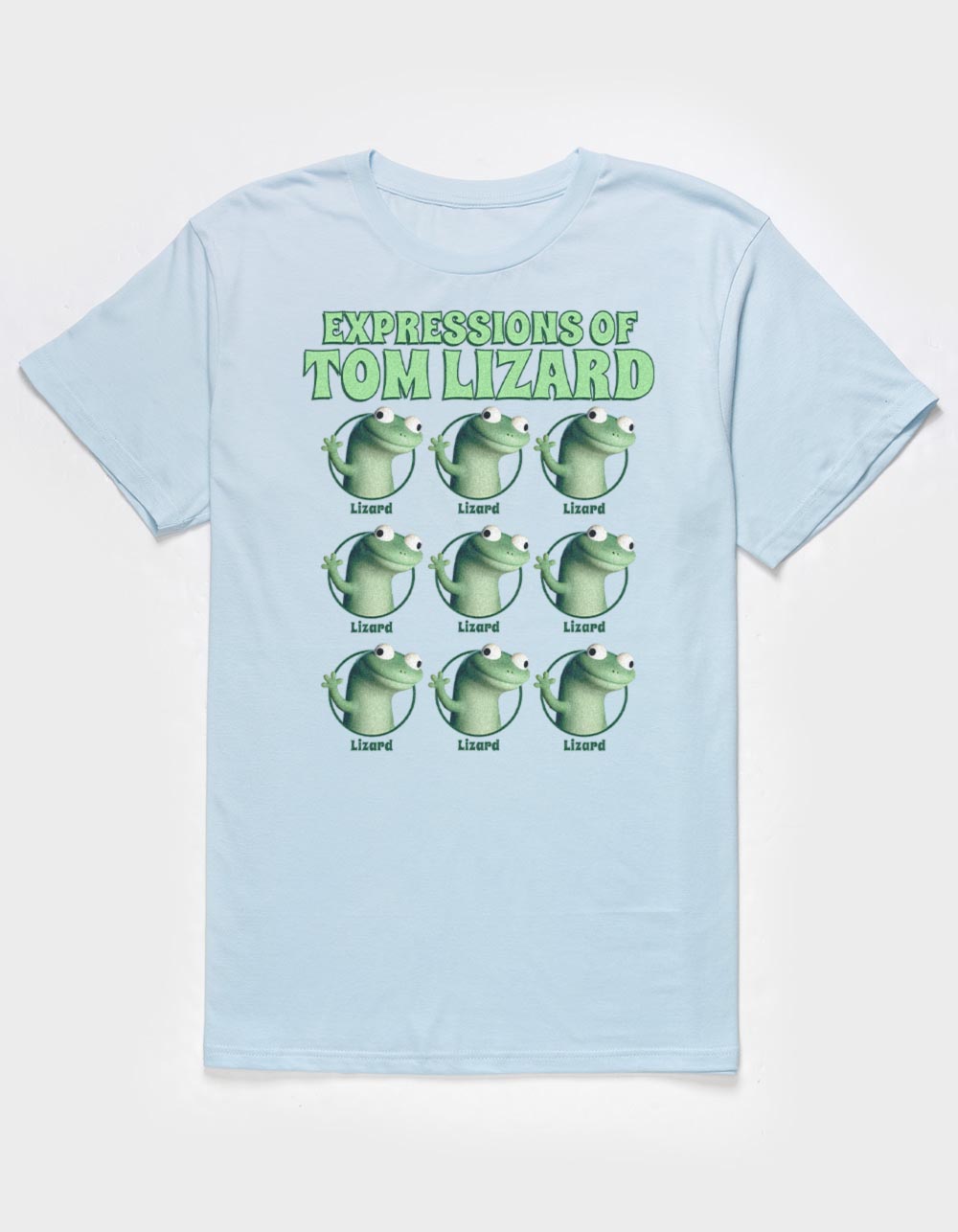 HOPPERS Expressions Of Lizard Unisex Tee - LIGHT BLUE