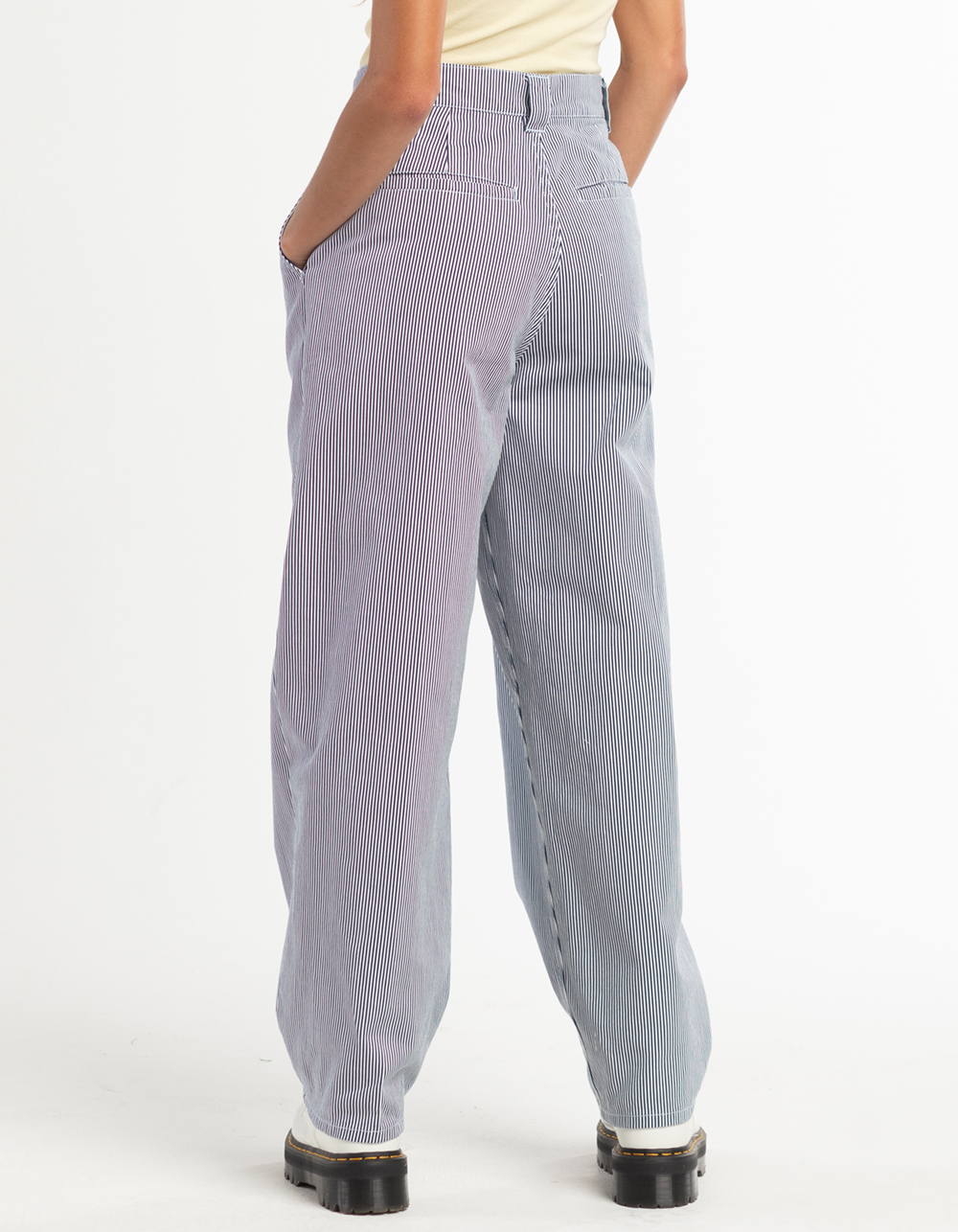 OBEY Haru Womens Baggy Pants BLUE COMBO Tillys