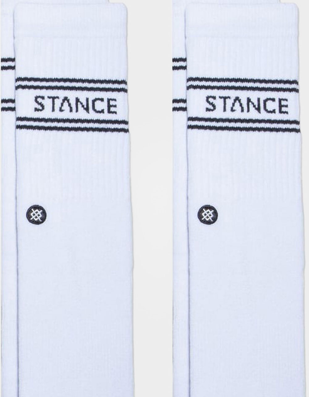 STANCE Basic 3 Pack Mens Crew Socks - WHITE