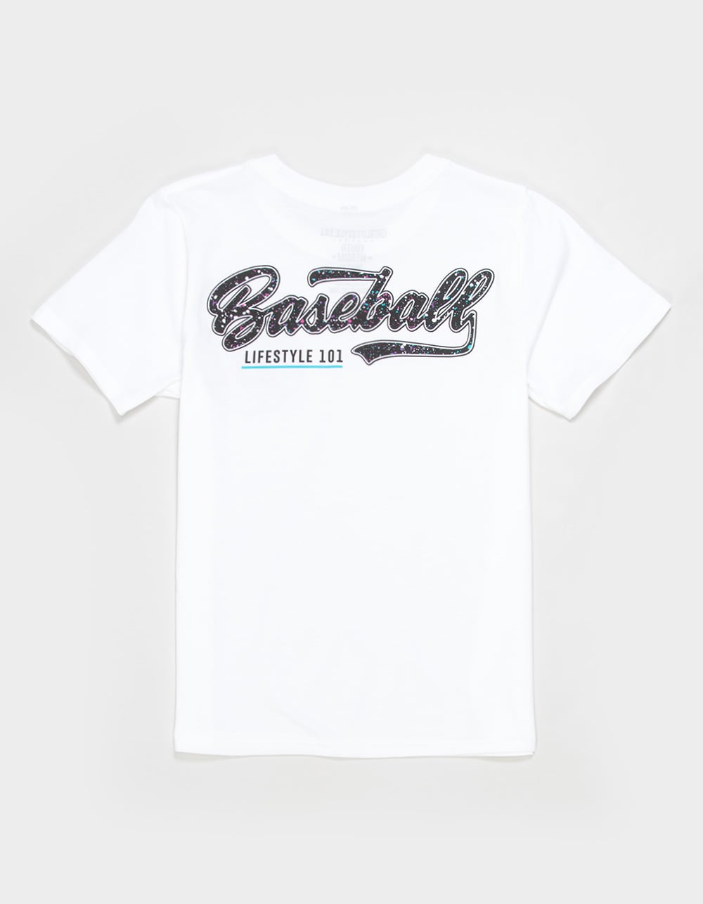BASEBALL LIFESTYLE 101 Splatter Boys Tee - WHITE