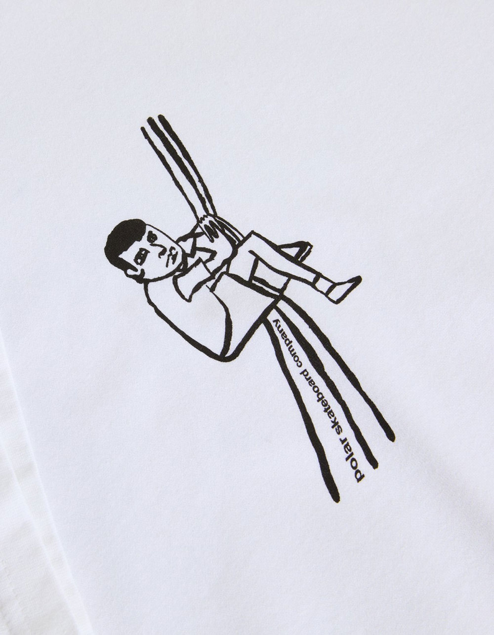 POLAR SKATE CO. Im Dane Mens Tee - WHITE