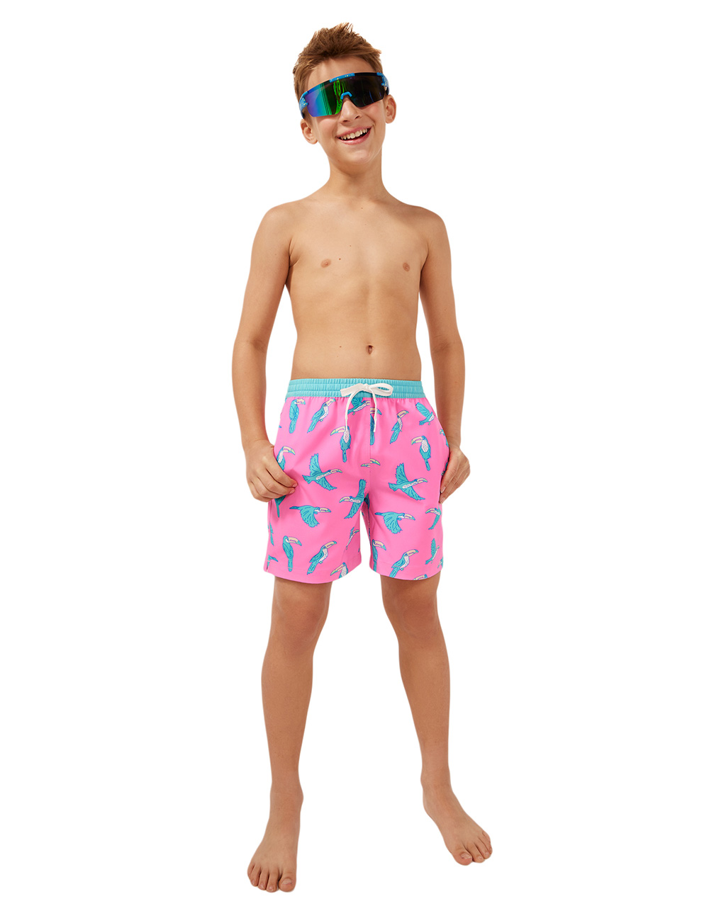 CHUBBIES The Toucan Do Its Boys 5.5'' Volley Shorts - PINK