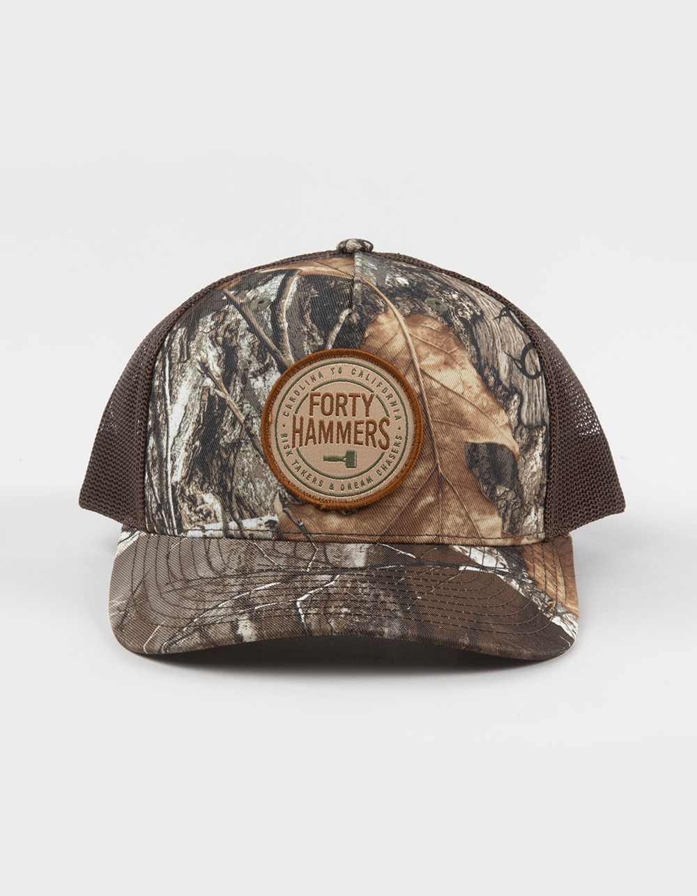 FORTY HAMMERS Patch Trucker Hat - CAMO