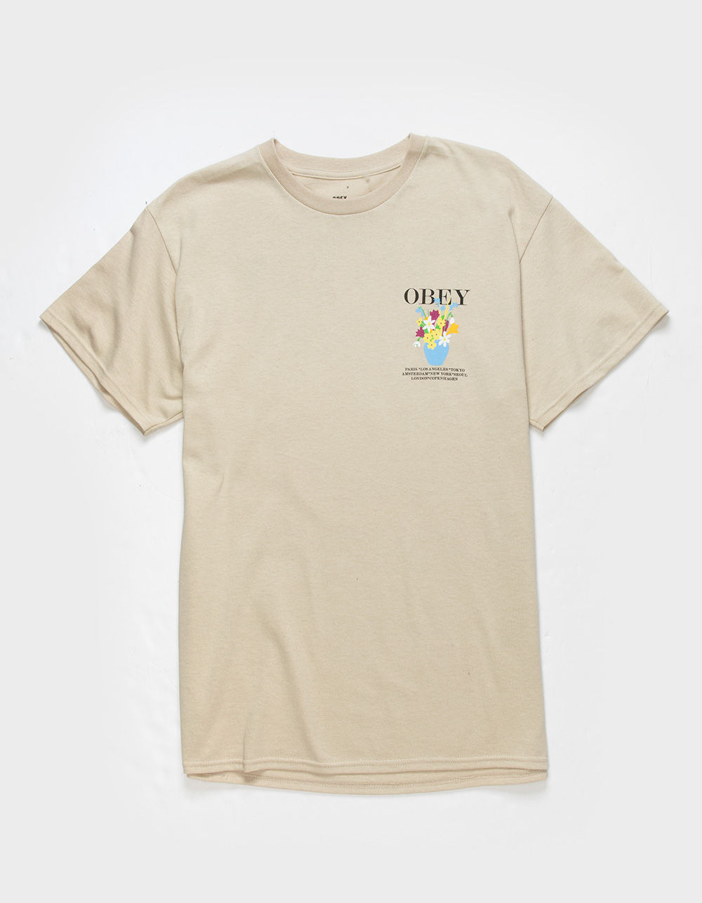 OBEY Contemporary Vase Mens Tee - PUTTY | Tillys