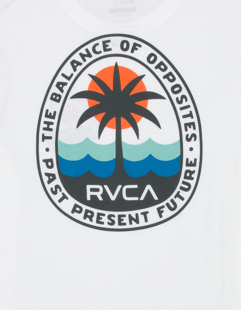 RVCA Palm Patrol Mens Tee - WHITE