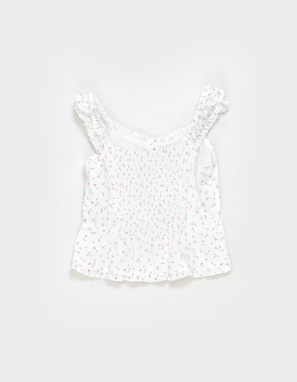 RSQ Girls Printed Button Front Top - WHITE COMBO
