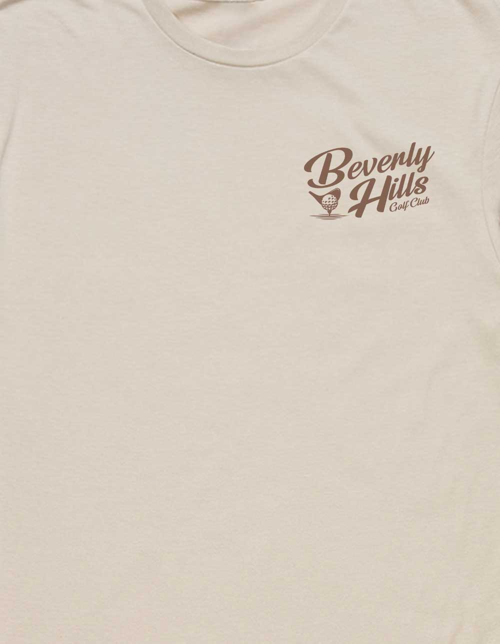 BEVERLY HILLS Golf Club Unisex Tee - SAND