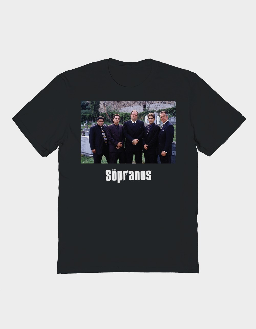 THE SOPRANOS Group Photo Unisex Tee - BLACK