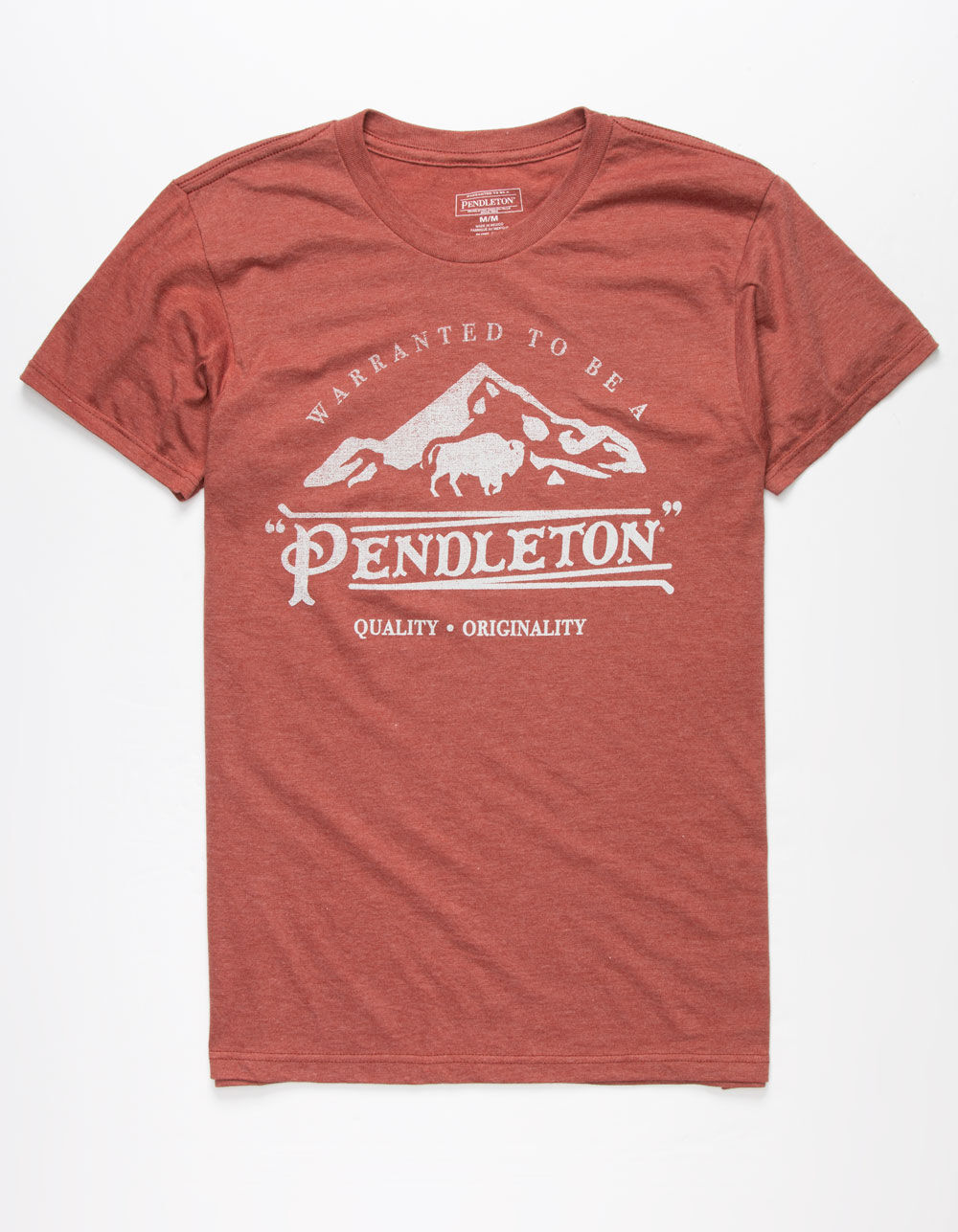 PENDLETON Wild Buffalo Mens Red T-Shirt - HEATHER RED | Tillys