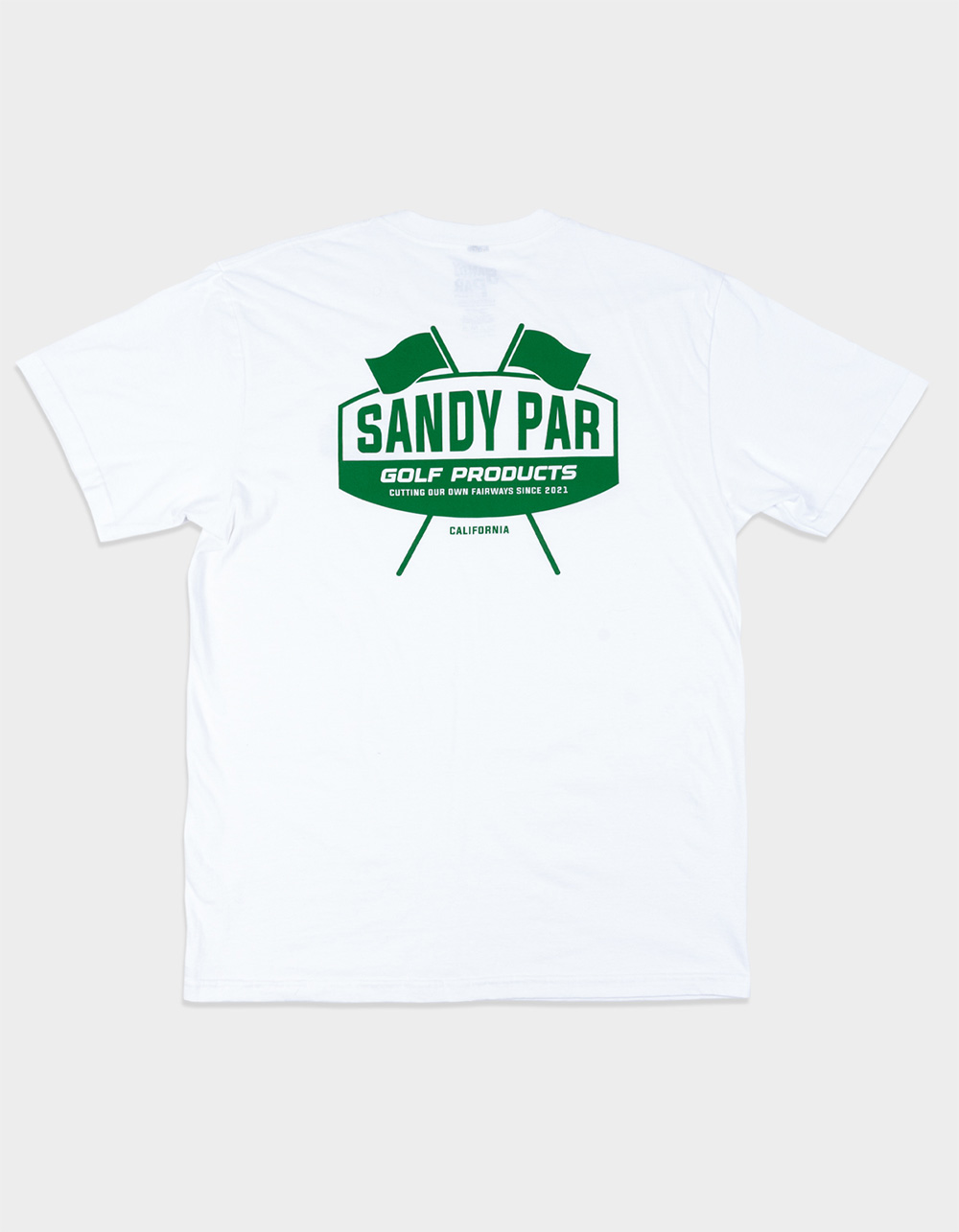 SANDY PAR Flags Mens Tee - WHITE