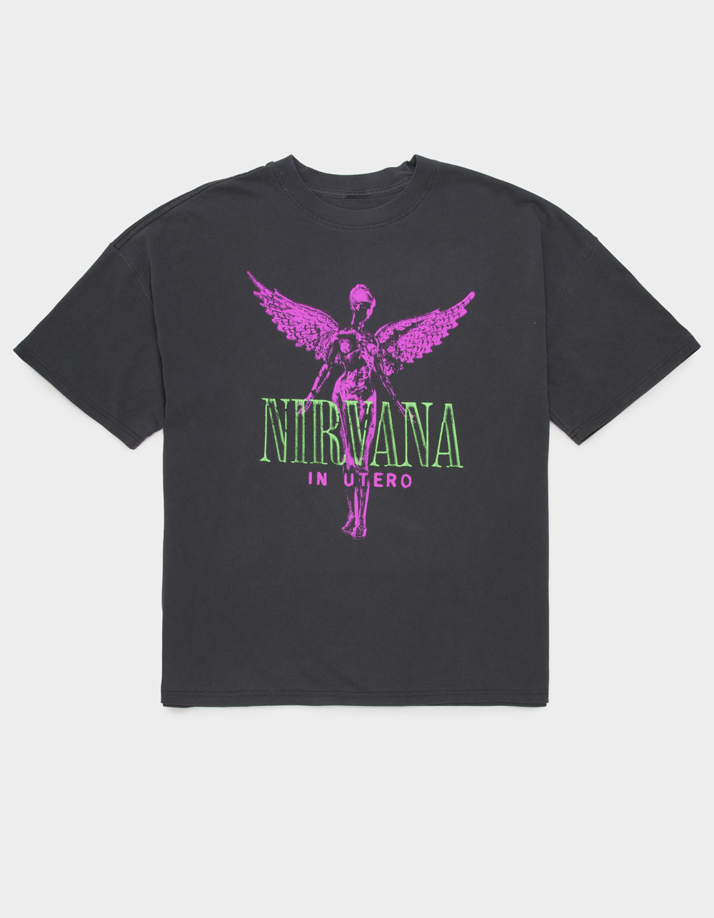 NIRVANA Utero Mens Tee - WASHED BLACK