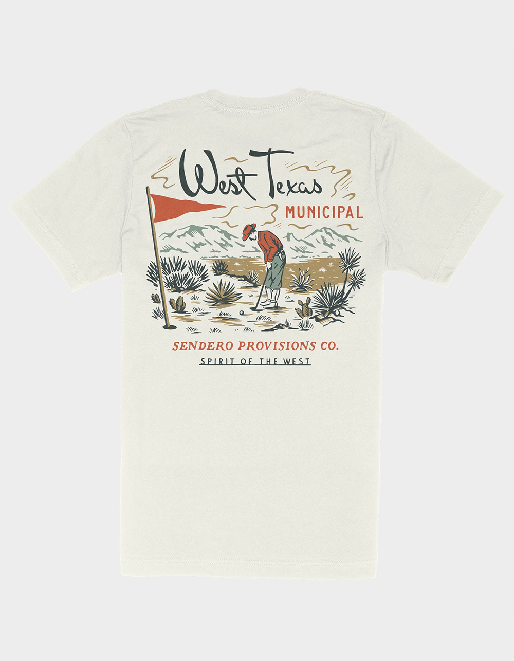 SENDERO PROVISIONS CO. West Texas Municipal Mens Tee - WHITE