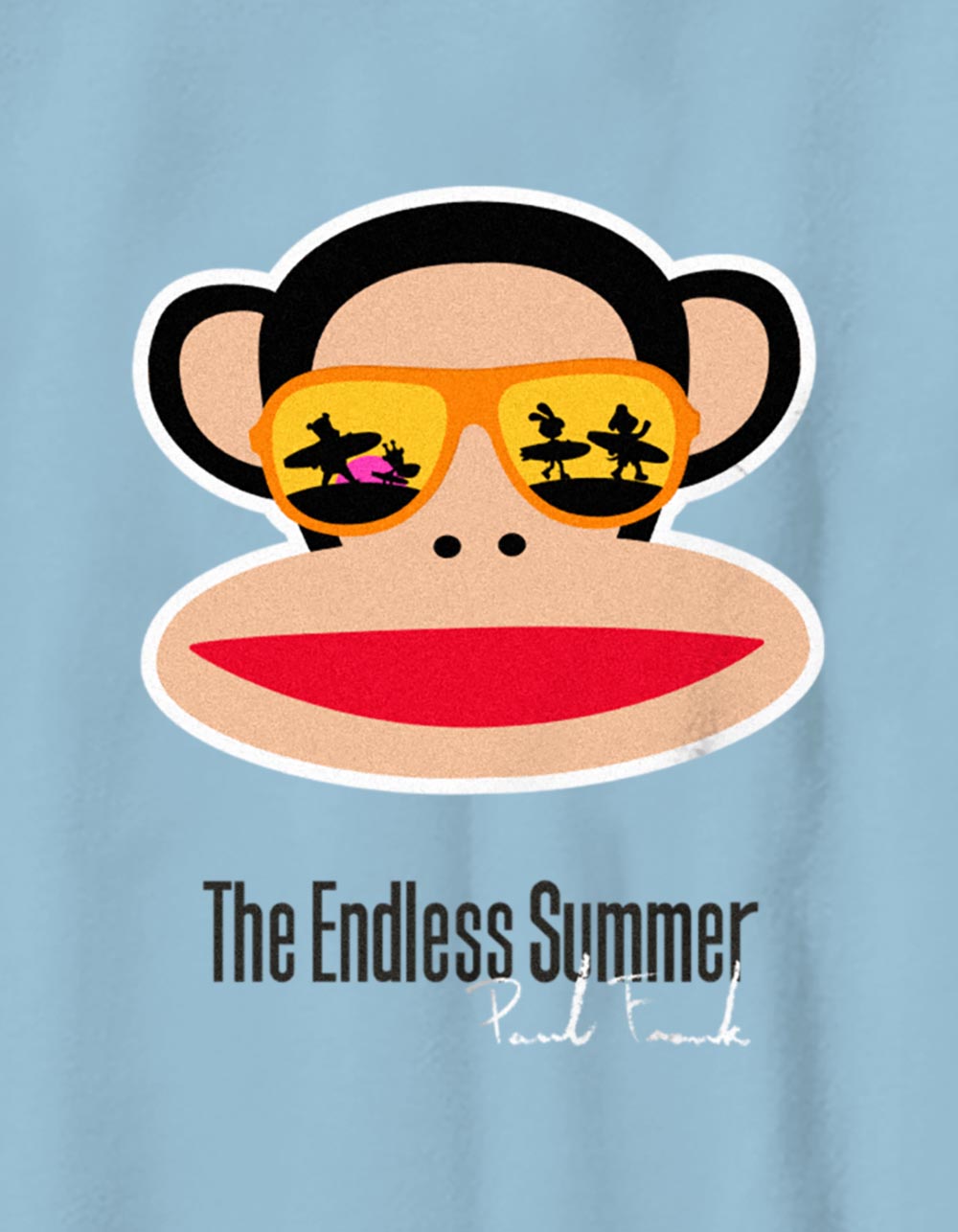 PAUL FRANK x The Endless Summer Surf Sunglasses Unisex Kids Tee - LIGHT BLUE
