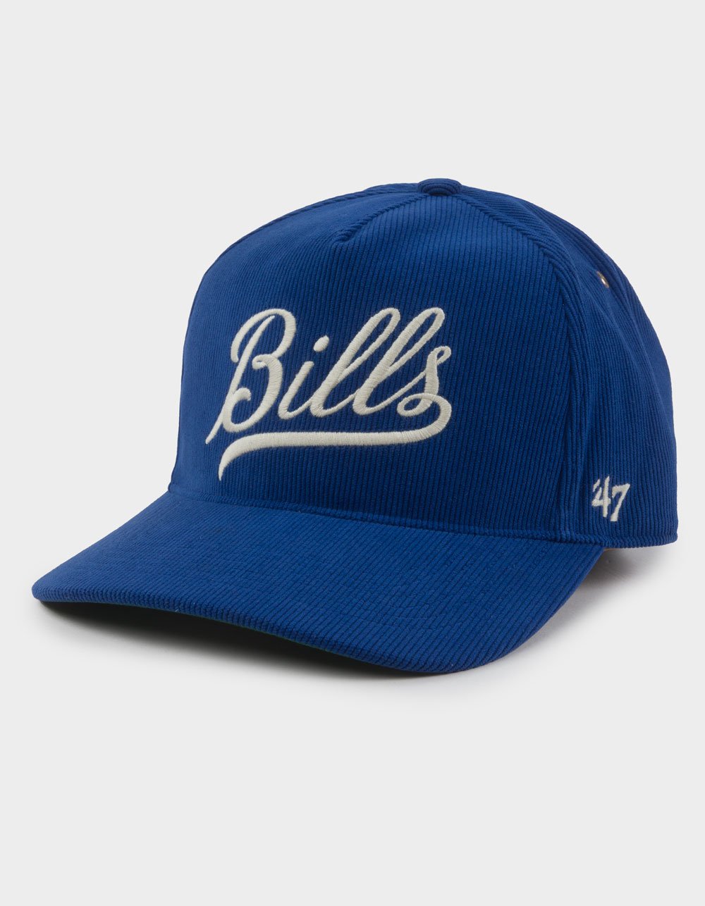 47 BRAND Buffalo Bills Golden Age Cord '47 Hitch Strapback Hat - BLUE