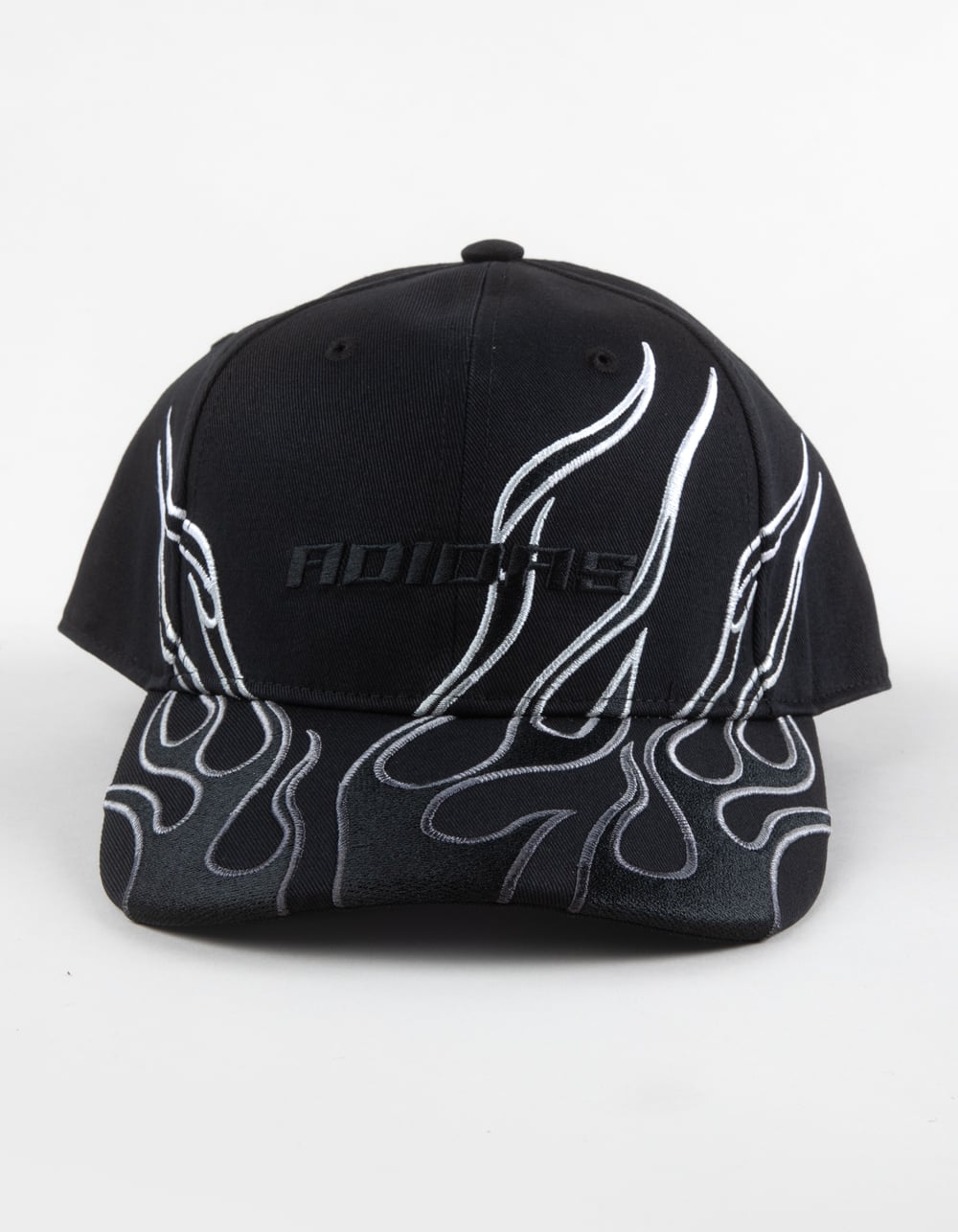 ADIDAS Originals Flame 6 Panel Strapback Hat - BLK/BLK