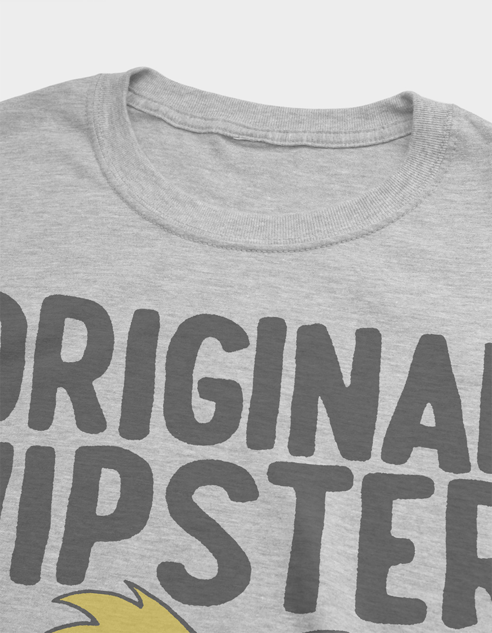 HEY ARNOLD Original Hipster Mens Tee - HEATHER GRAY