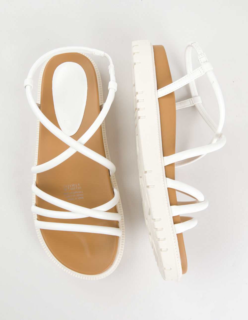 ROXY Brooke Womens Strappy Sandals - WHITE