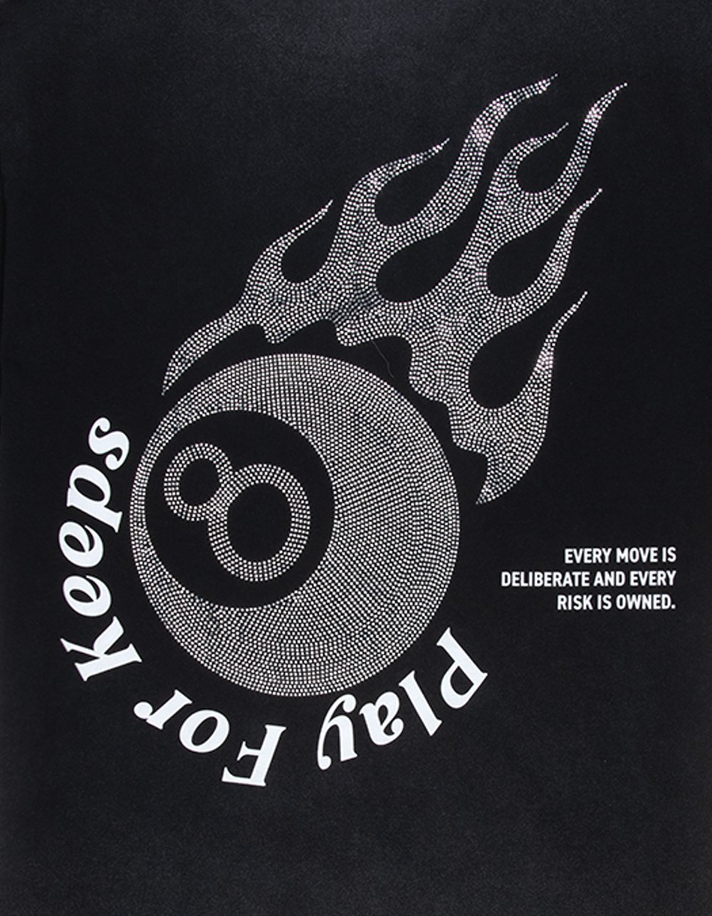 CVLA Play For Keeps Mens Boxy Tee - WASHED BLACK