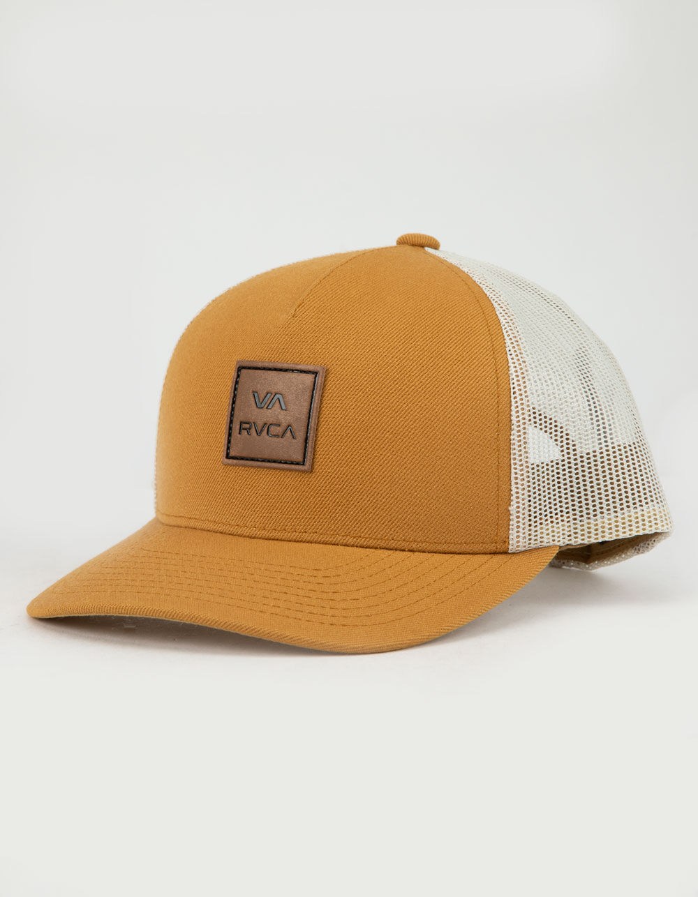 RVCA VA All The Way Brown Mens Trucker Hat image number 0