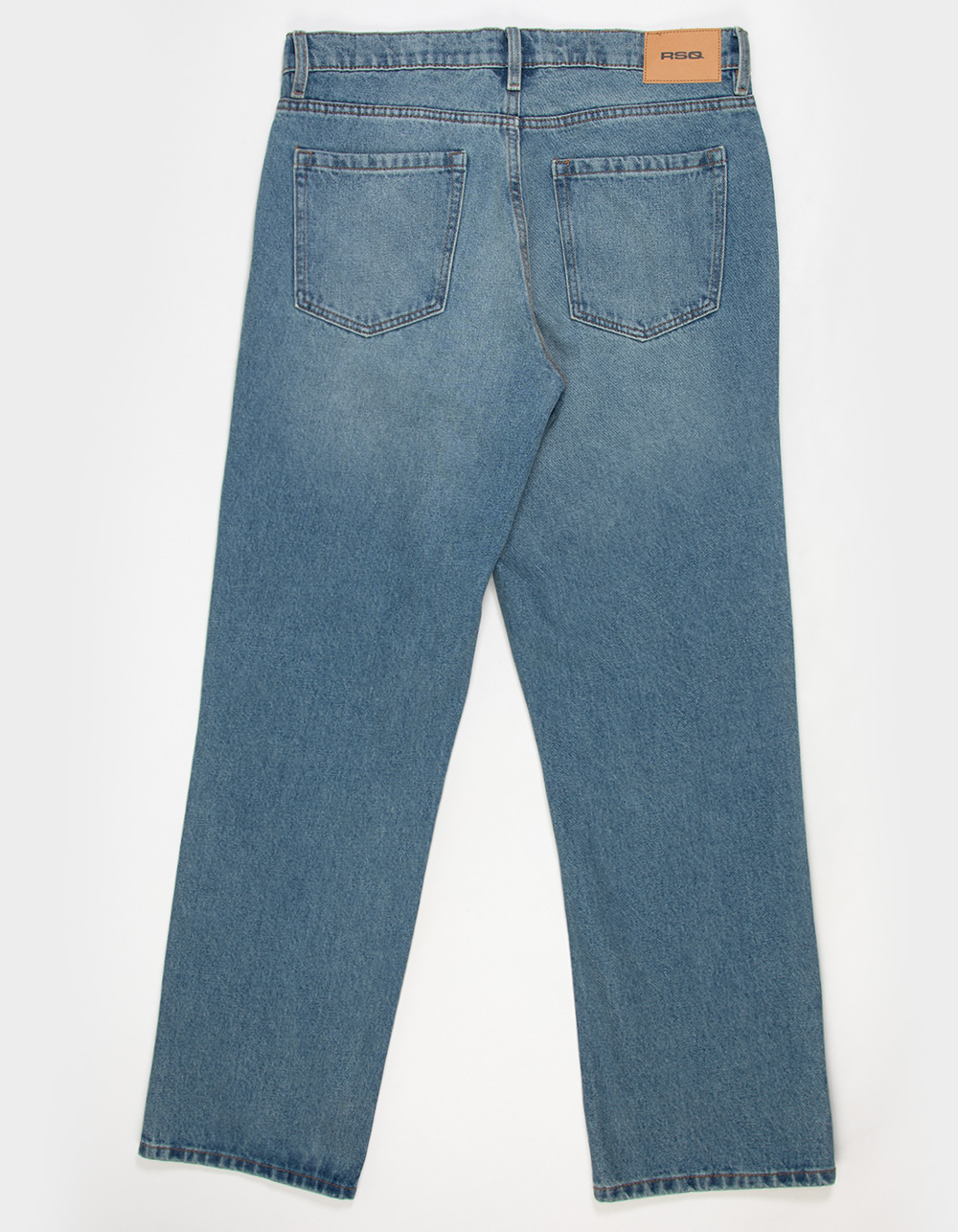 RSQ Mens Slim Straight Jeans - MEDIUM INDIGO