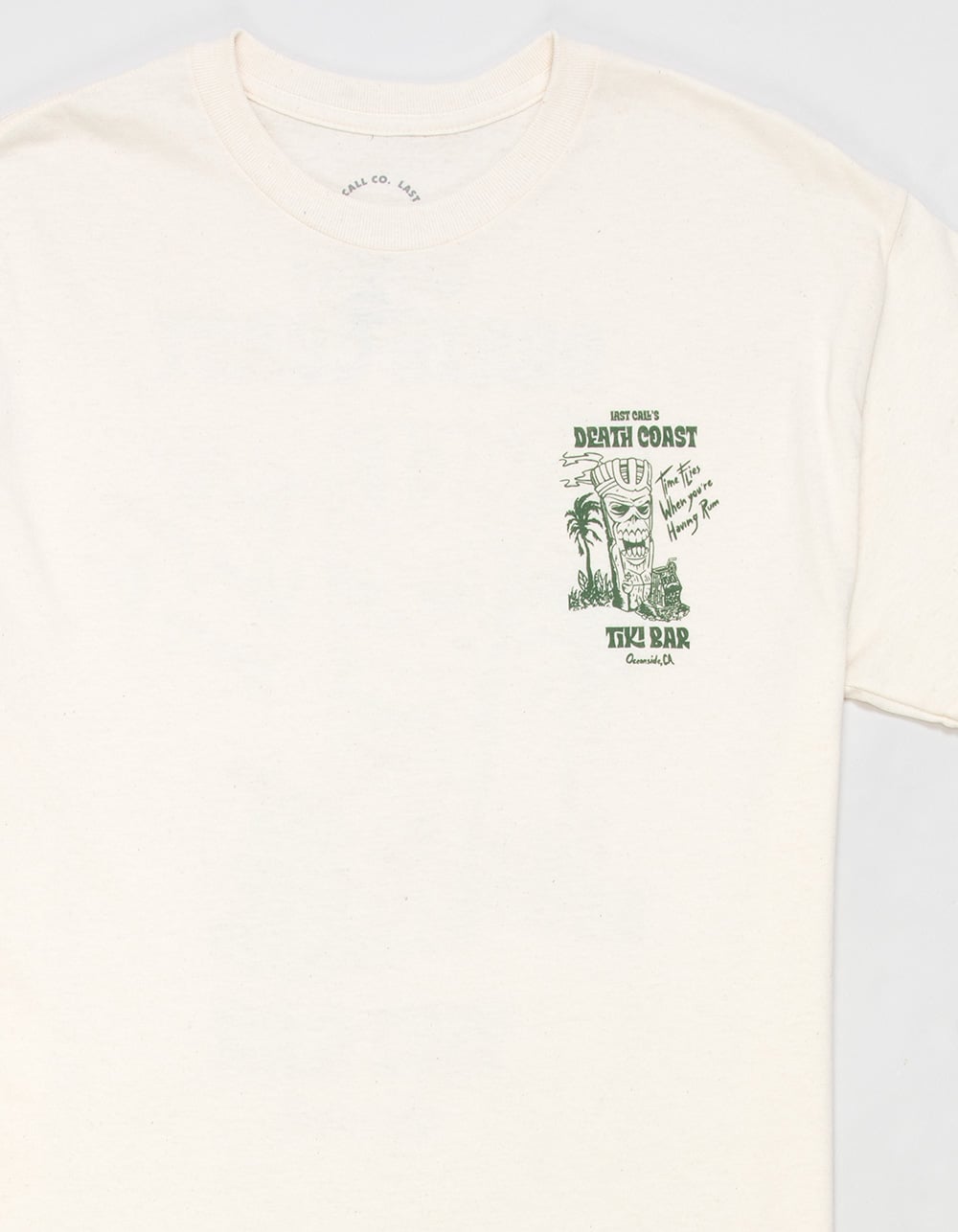 LAST CALL CO. Tiki Bar Mens Tee - NATURAL