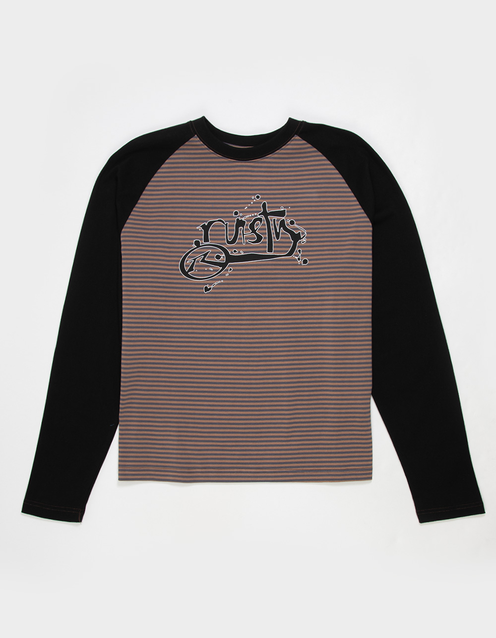 RUSTY Sizzurp Mens Long Sleeve Tee - BROWN