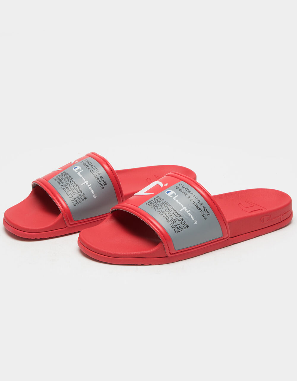 Red Pink Star Men's Slide Sandals