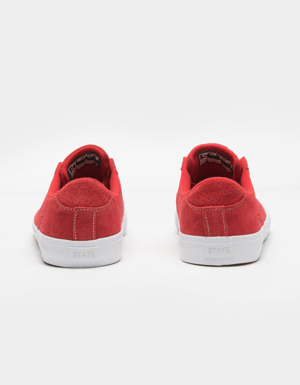 STATE FOOTWEAR Leland Mens Suede Shoes - RED | Tillys