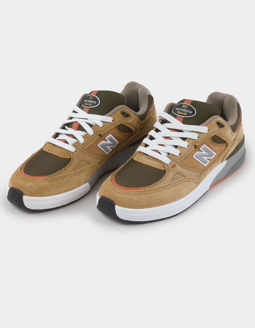 NEW BALANCE Numeric Andrew Reynolds 933 Mens Skate Shoes - BROWN COMBO