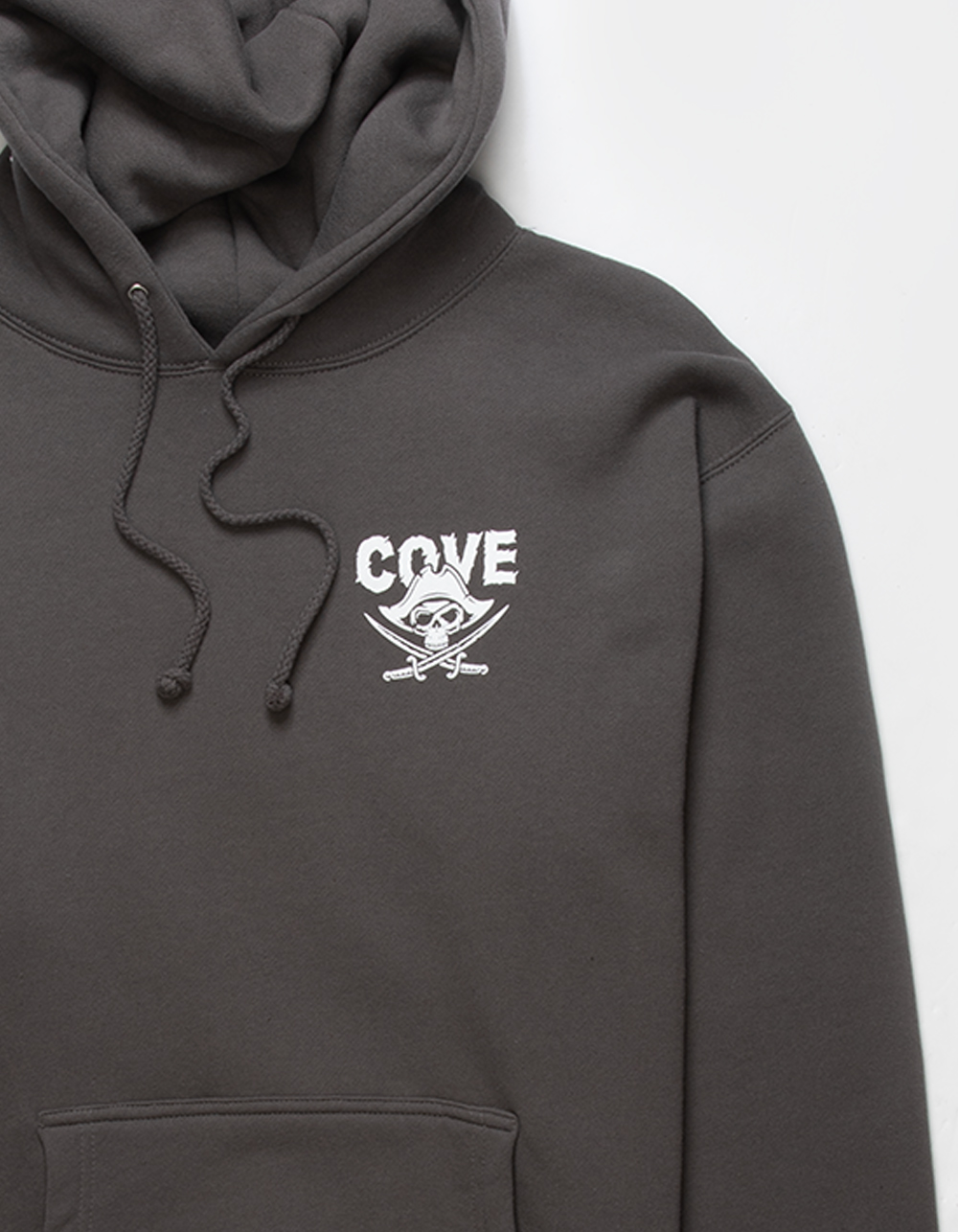 COVE SURF CO. Jolly Roger Mens Hoodie - CHARCOAL | Tillys