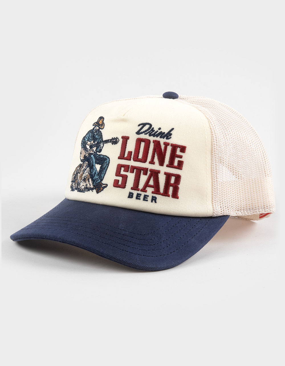 AMERICAN NEEDLE Lone Star Mens Trucker Hat - Cream Combo