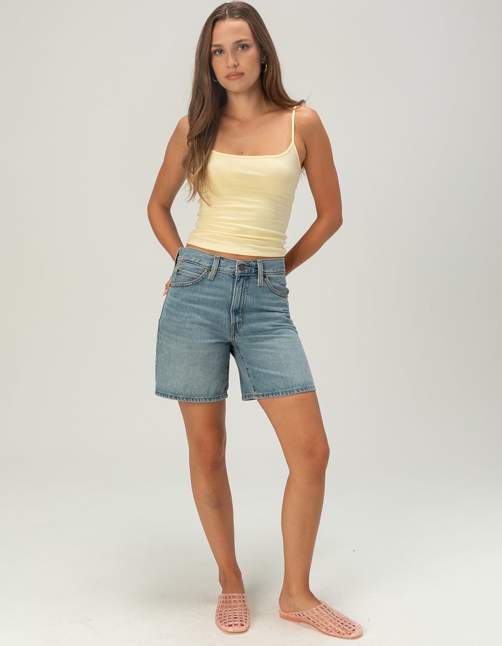 TILLYS Womens Basic Cami - YELLOW