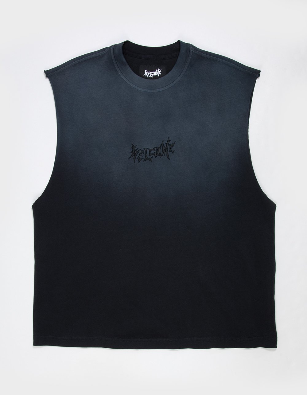 WELCOME SKATEBOARDS Vamp Mens Muscle Tee - WASHED BLACK