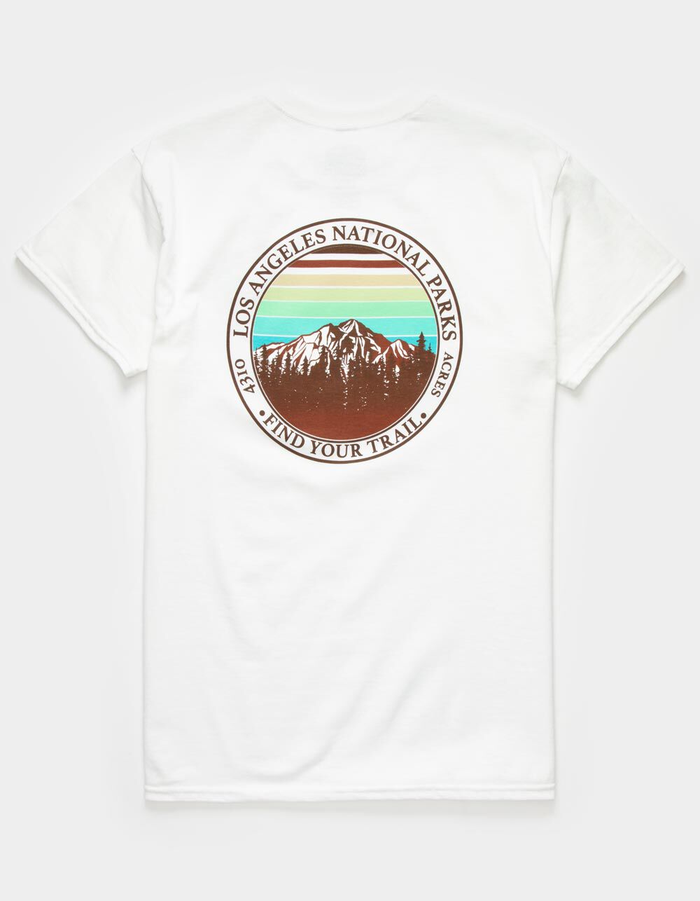 LOS ANGELES NATIONAL PARKS Sunset Mountain Mens T-Shirt - WHITE | Tillys
