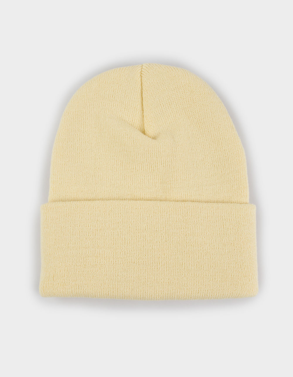 VON DUTCH Patcher Cuff Beanie - LT YELLOW