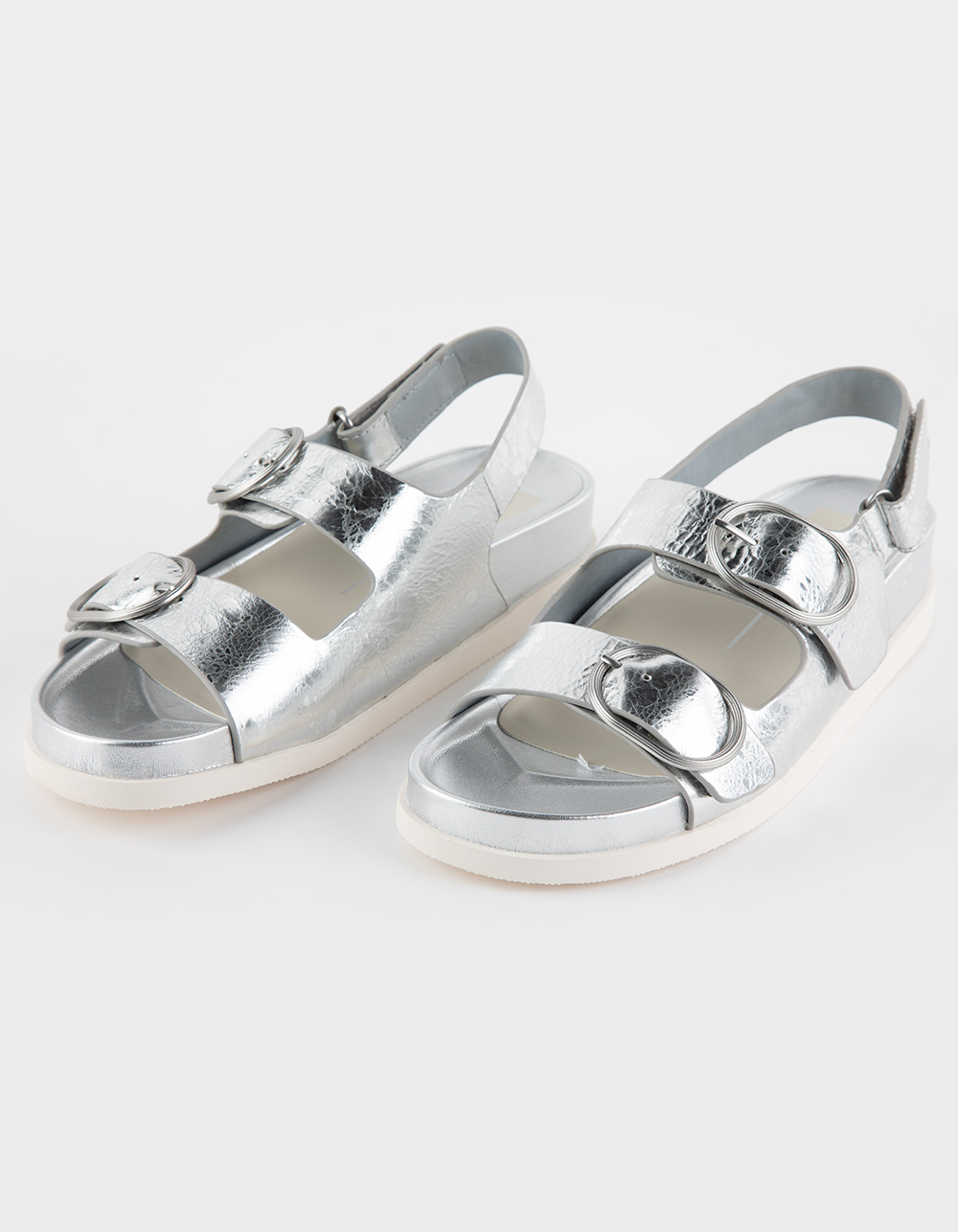 DOLCE VITA Starla 2 Strap Womens Sandals - SILVER