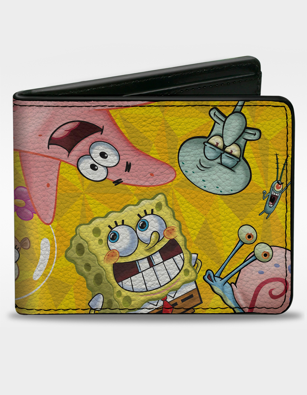 BUCKLE-DOWN SpongeBob SquarePants Characters Bifold Wallet - MULTI