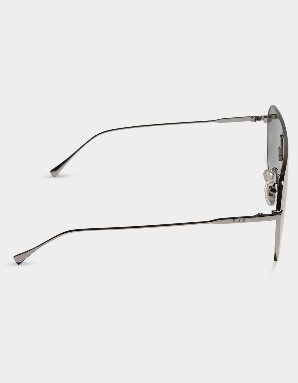 DIFF EYEWEAR Dash Shield Sunglasses - GUNMETAL