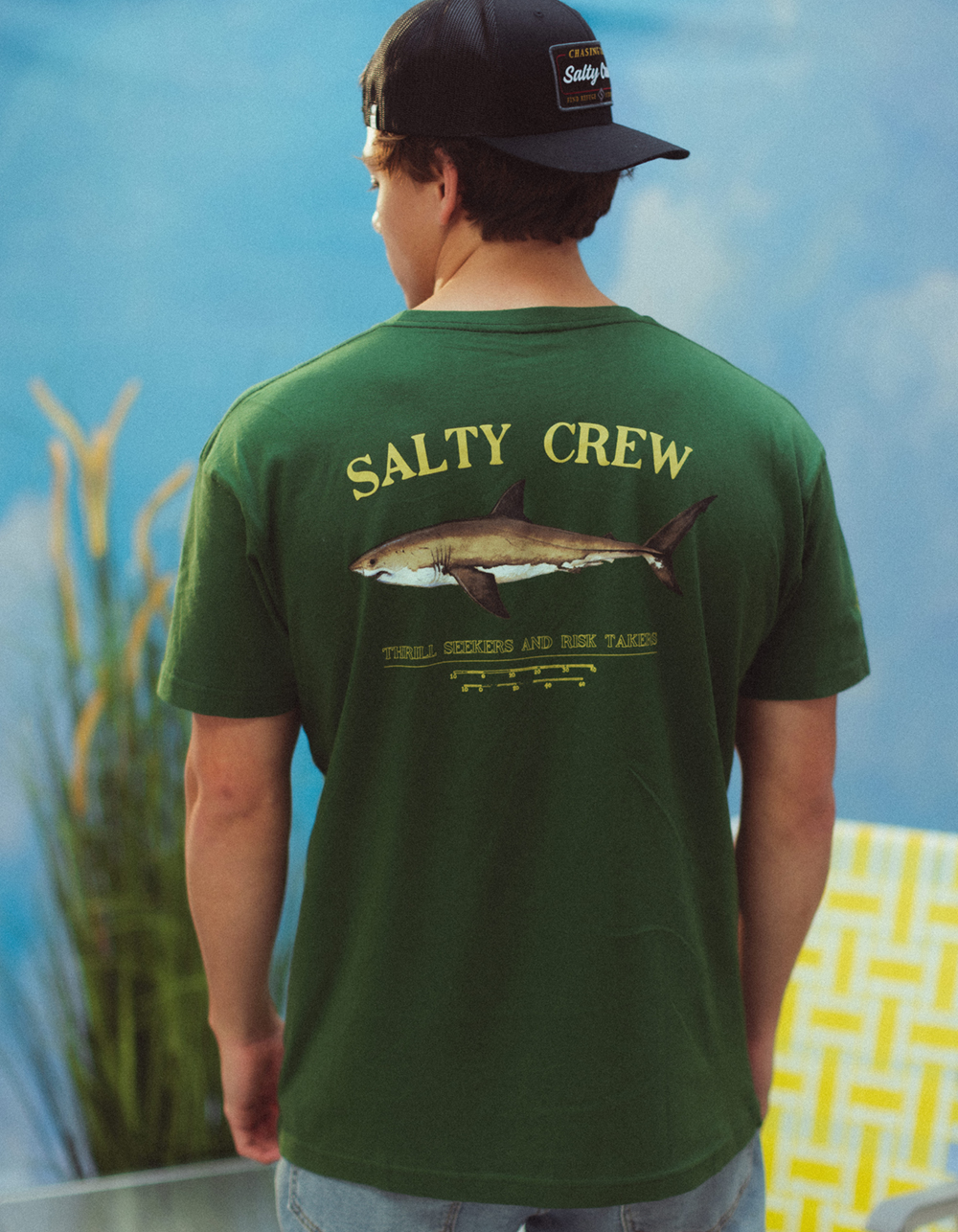 Bruce Long Sleeve Crew Tee in Sugar