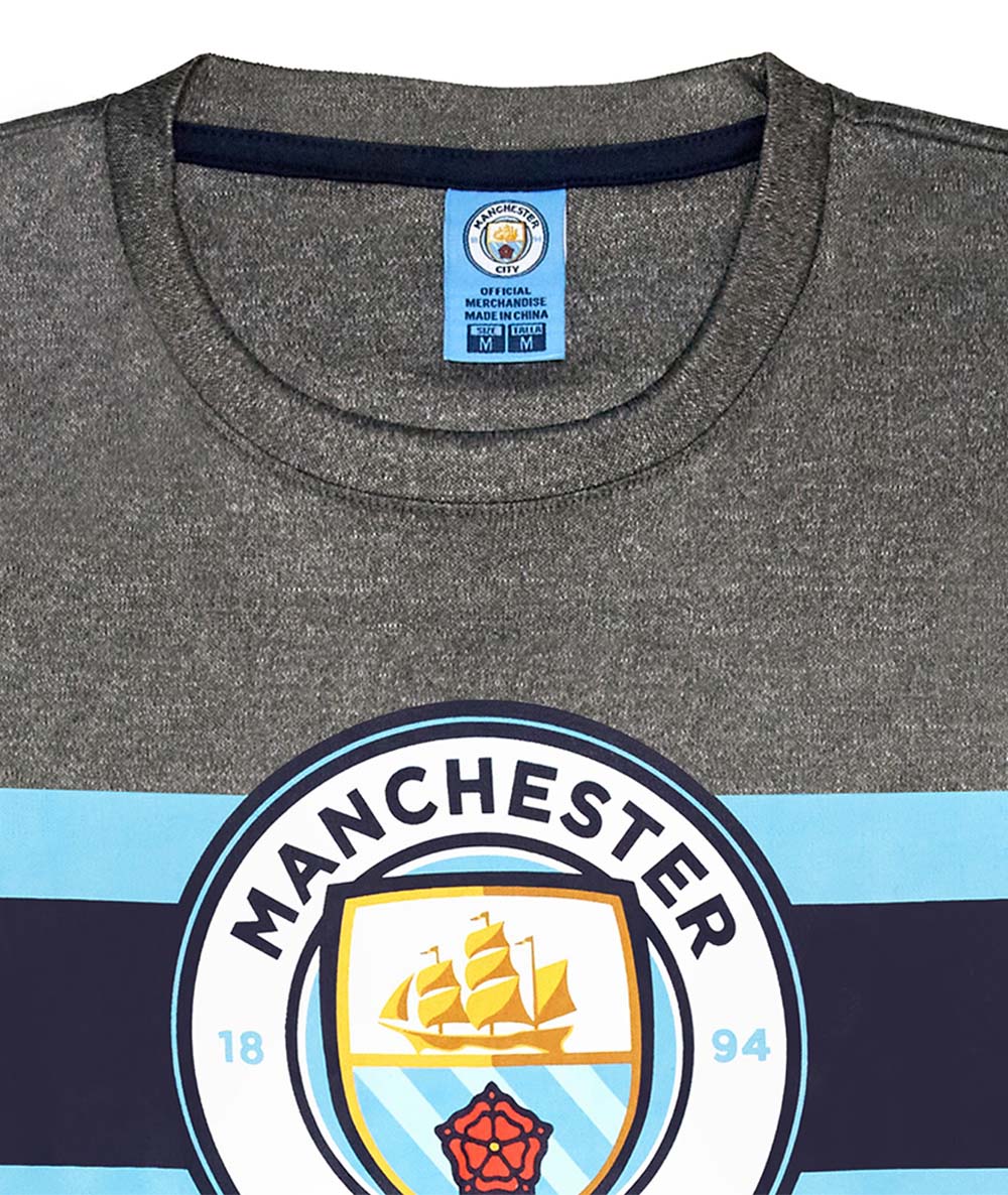 MANCHESTER CITY F.C. Game Day Mens Shirt - HEATHER GRAY
