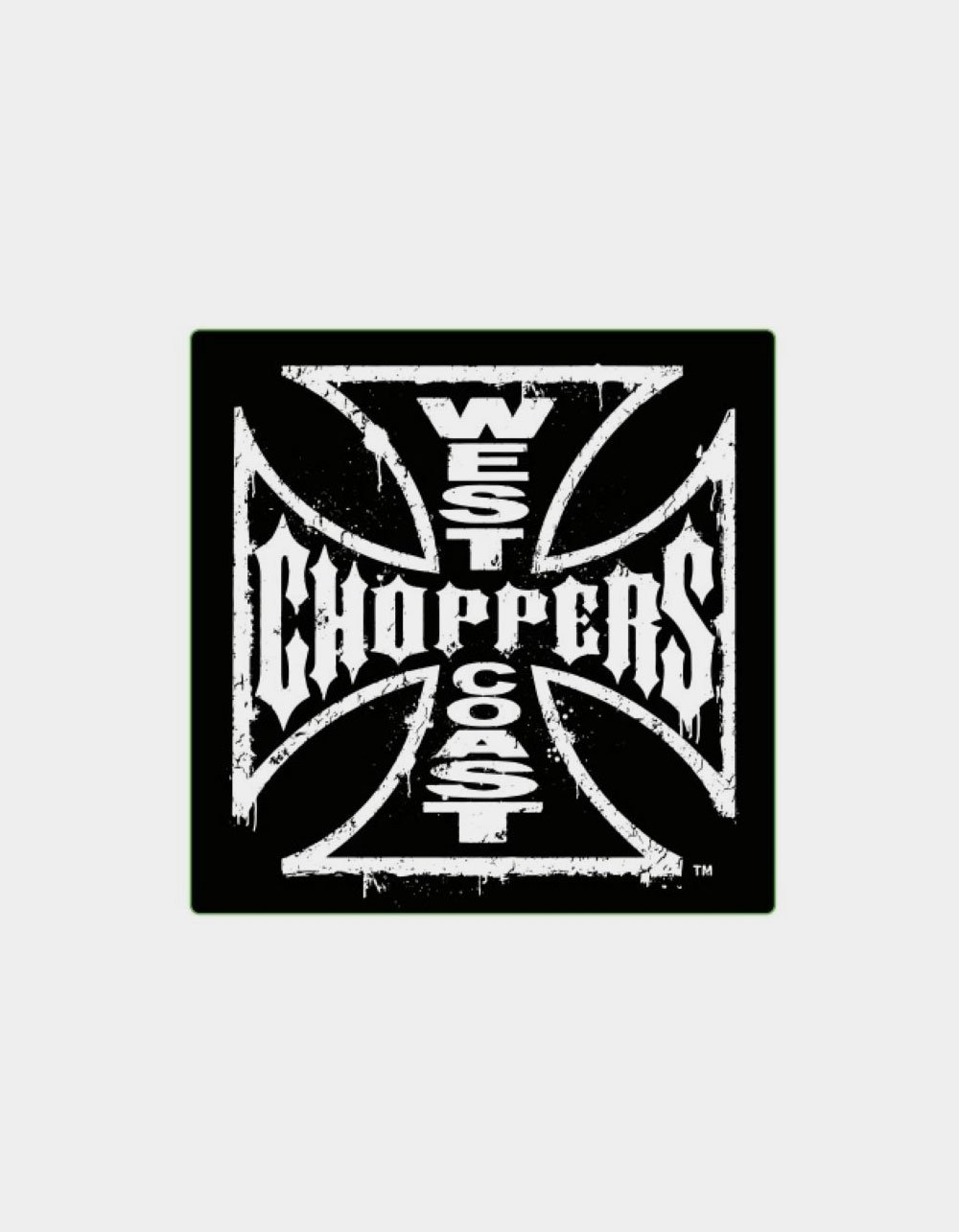 WEST COAST CHOPPERS Logo Sticker - BLACK