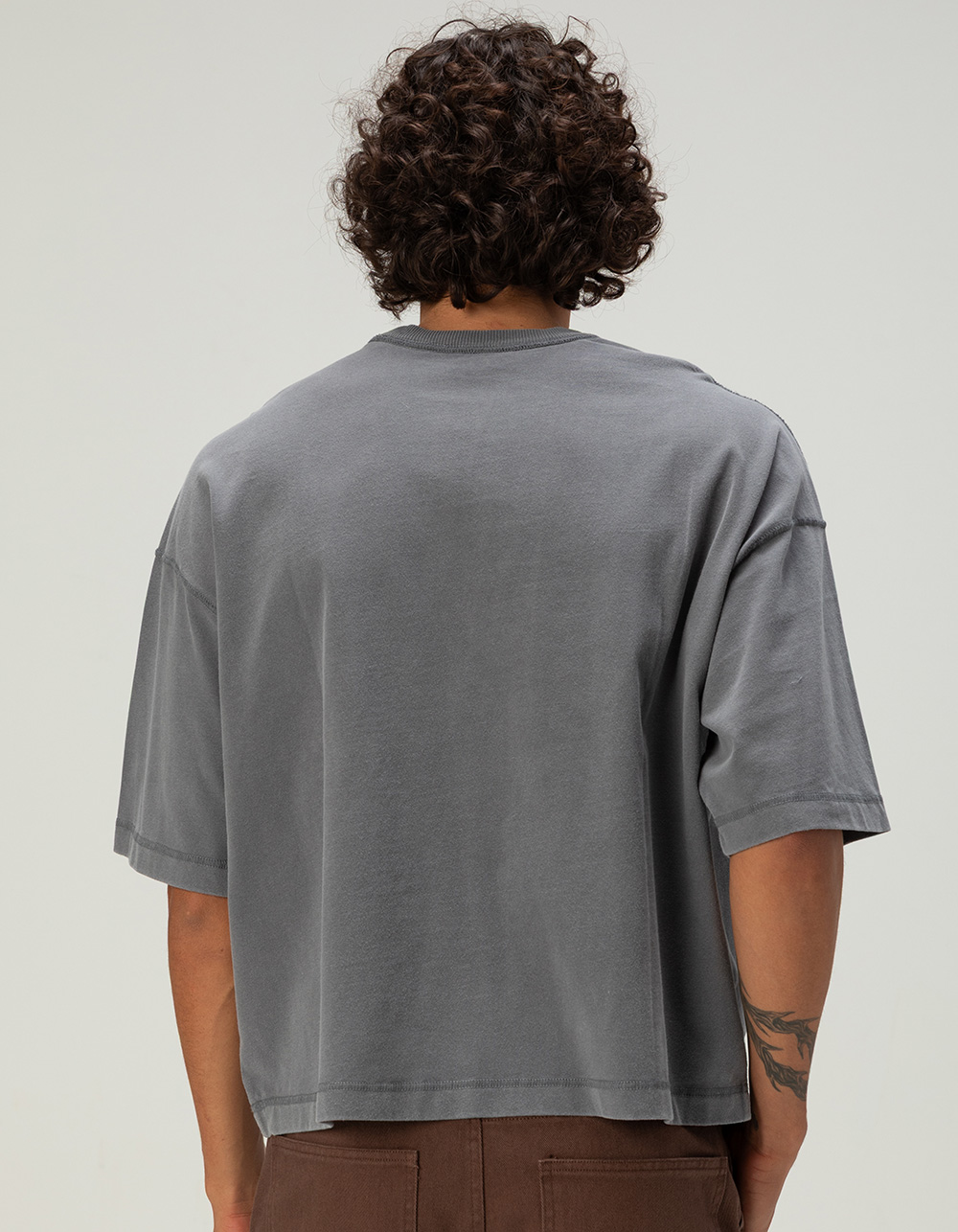 RSQ Mens Baggy Crop Tee