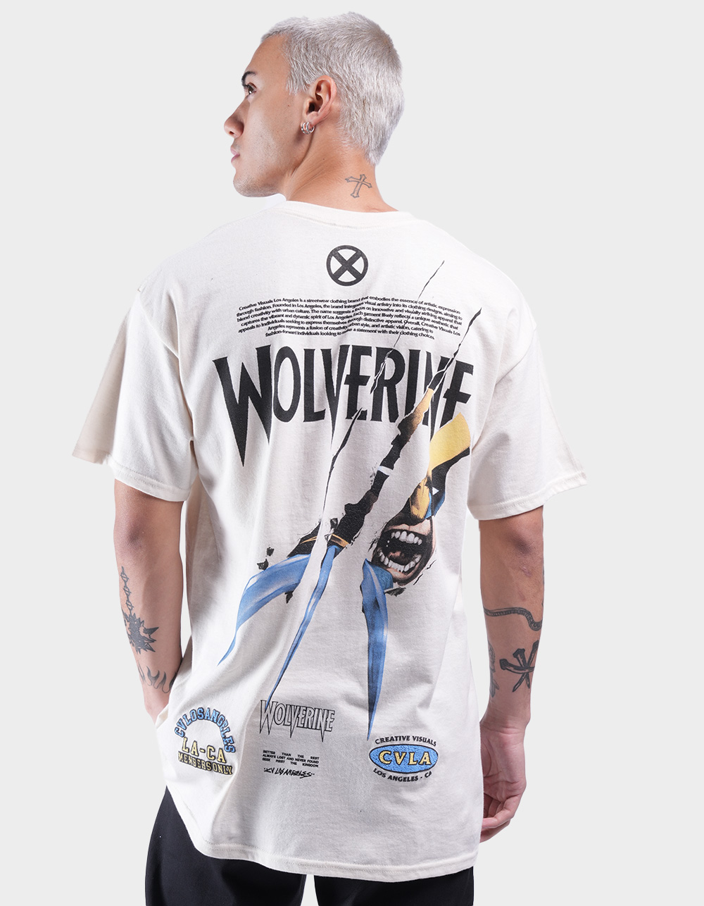 CVLA x Wolverine Mutant Menace Mens Tee - CREAM | Mission Valley