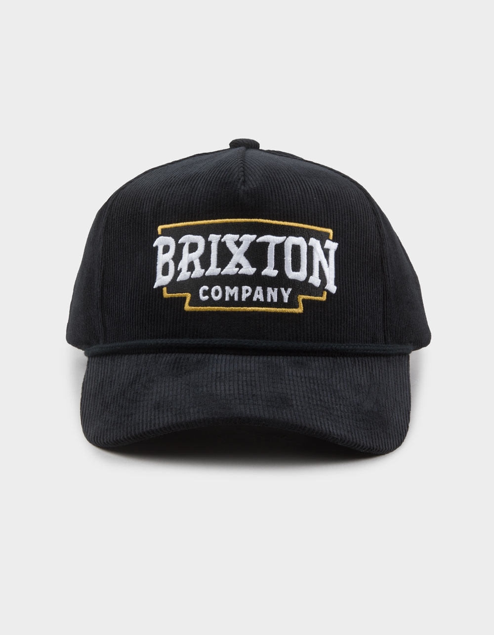 BRIXTON Pierson Corduroy NetPlus® Snapback Hat - BLACK COMBO
