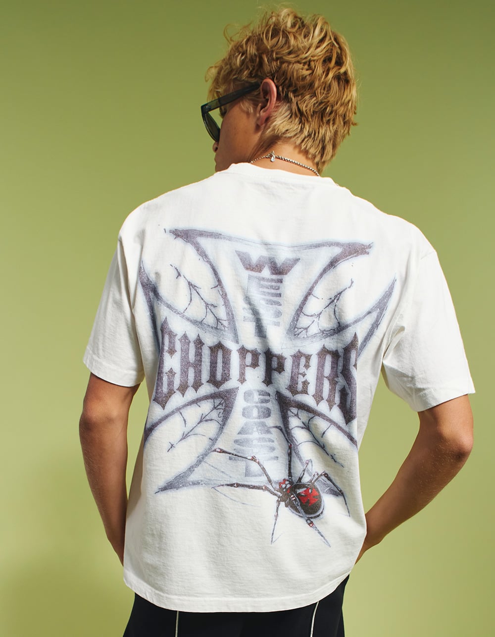 WEST COAST CHOPPERS Venomous Mens Boxy Tee - WHITE