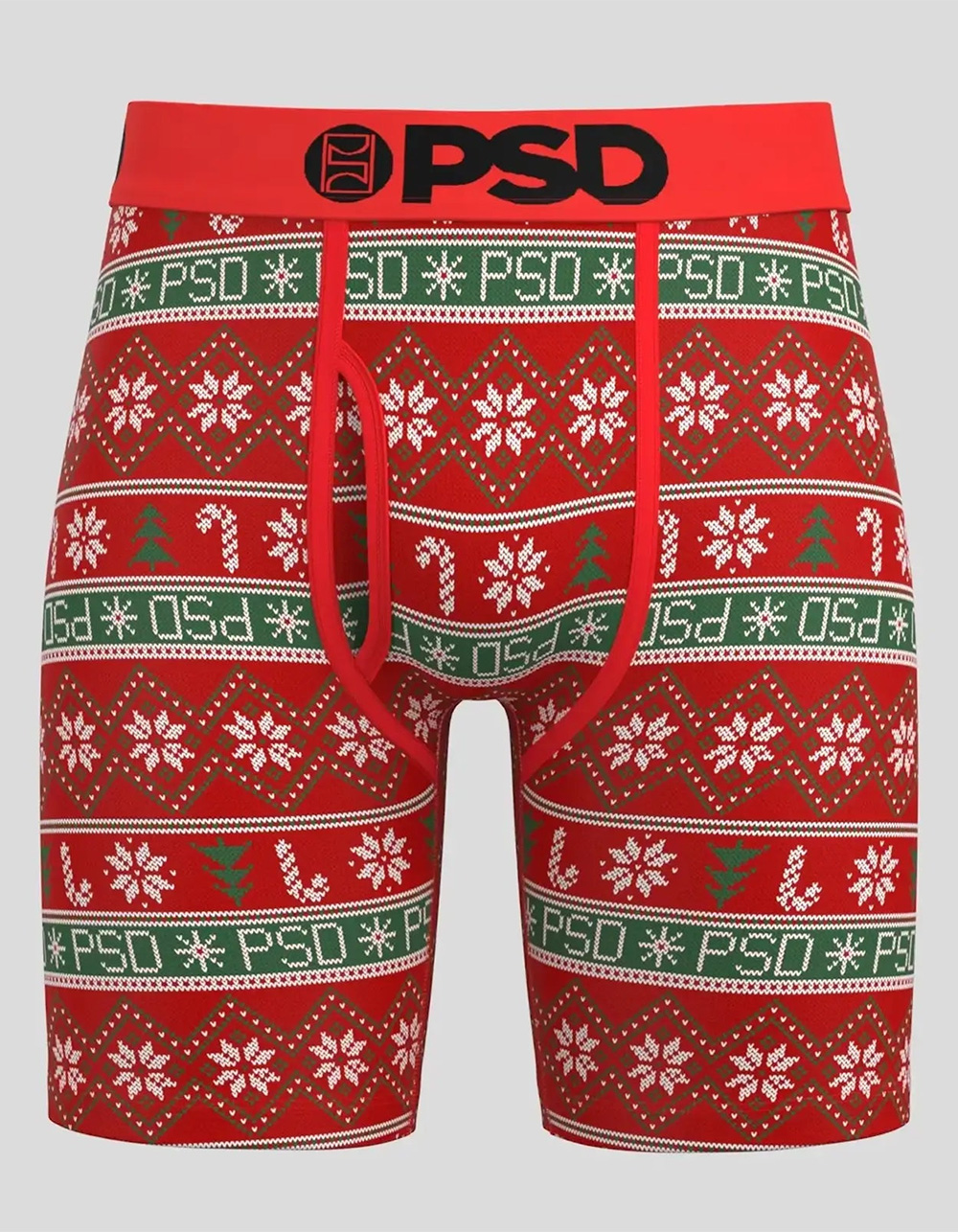 PSD Modal PSD Sweater Mens Boxer Briefs - RED
