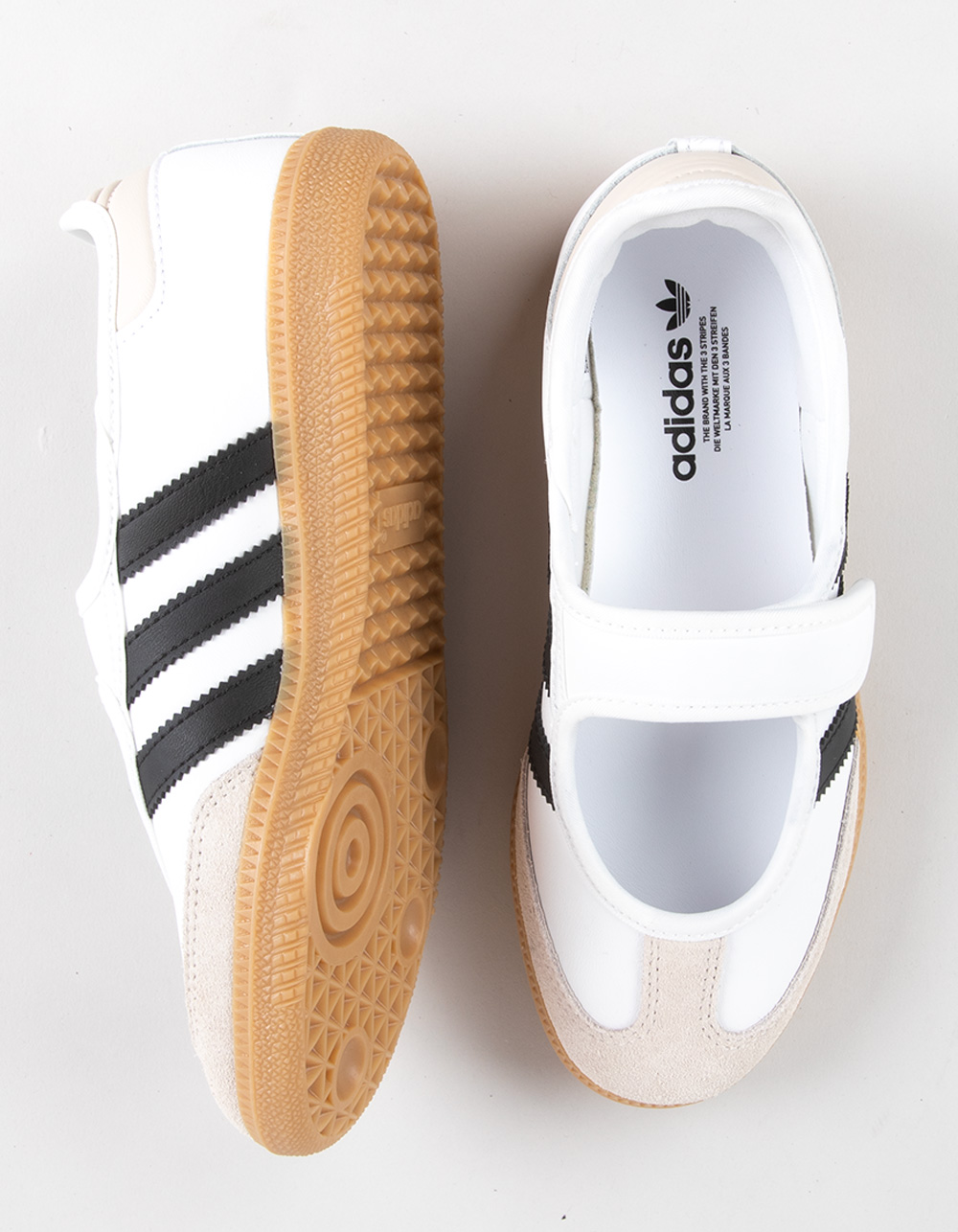ADIDAS Originals Samba Jane Girls Shoes - WHT/BLK