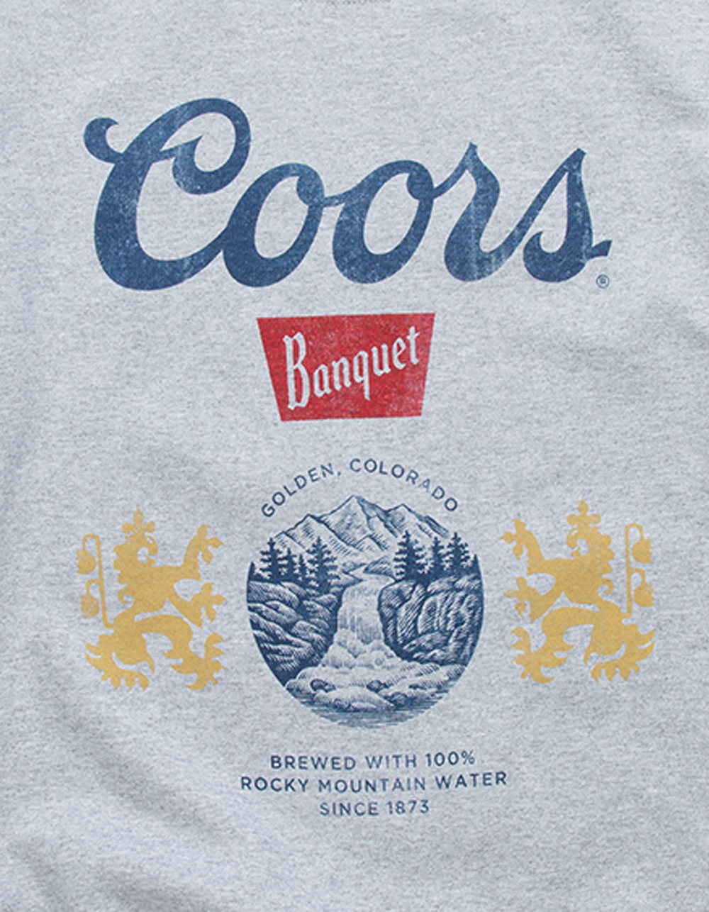 COORS Banquet Mens Crewneck Sweatshirt HEATHER GRAY Tillys