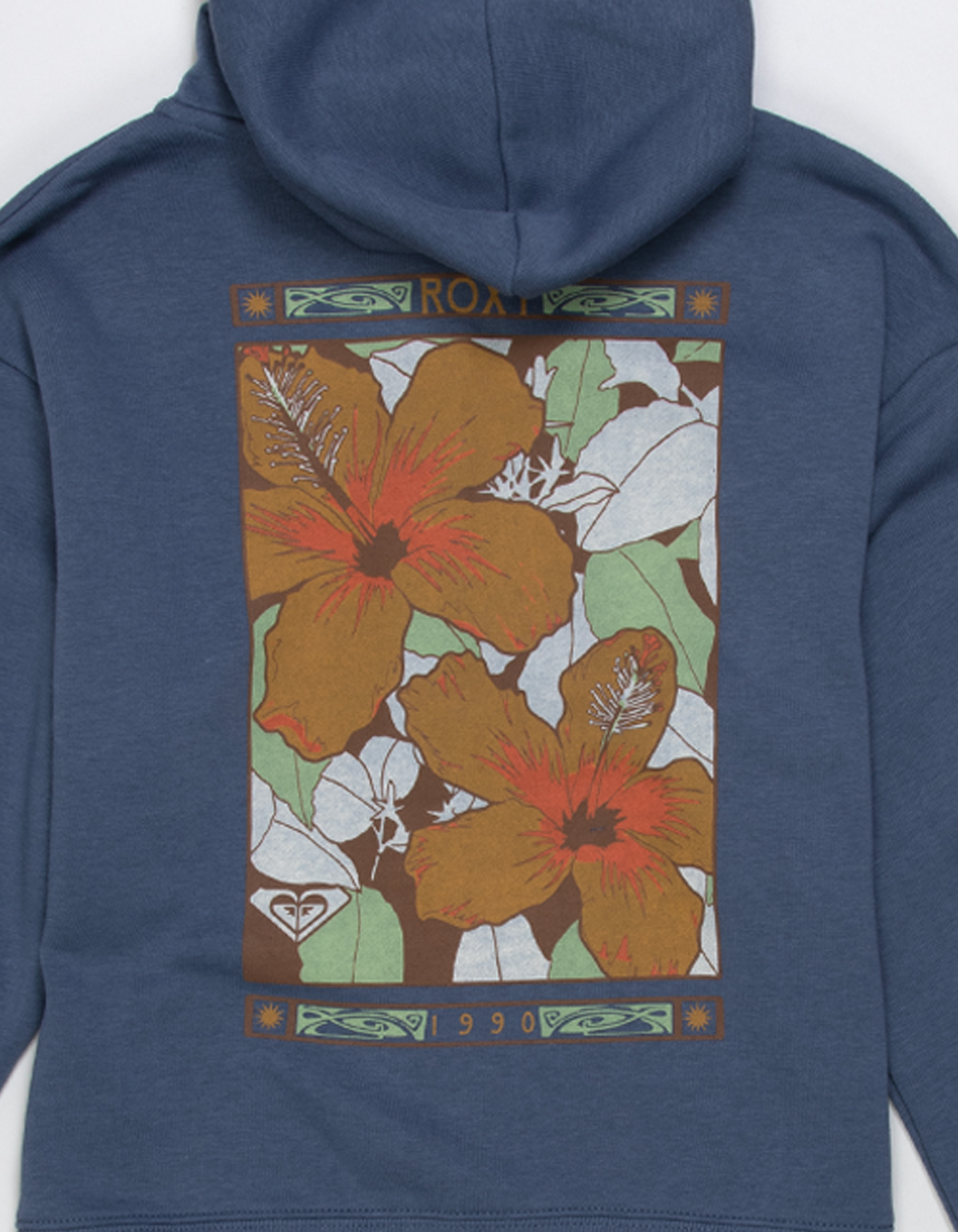 ROXY Deco Coast Girls Zip-Up Hoodie - INDIGO