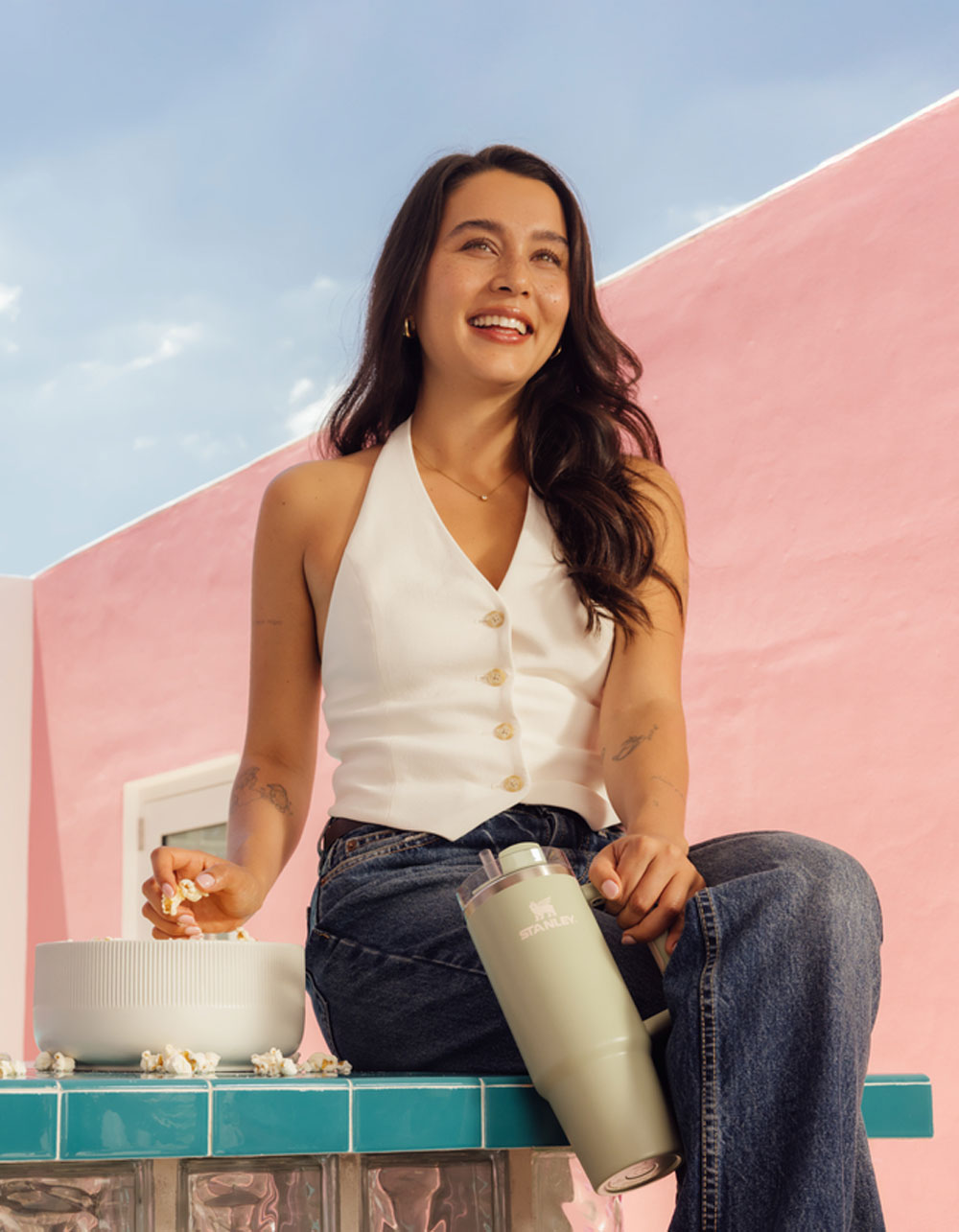 STANLEY Limited Edition 40 oz The Quencher H2.0 FlowState™ Tumbler - LICHEN